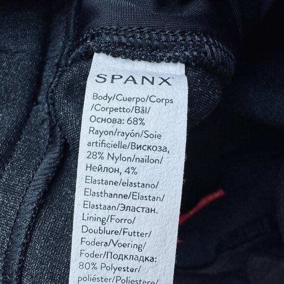 Spanx Sz 1XT Ponte Wide Leg Pant Trouser Gray Pull On Stretch Compression Comfy - Picture 13 of 15